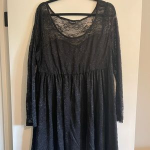 Torrid Black Lace Dress